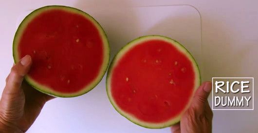 Step 1: Cut Watermelon