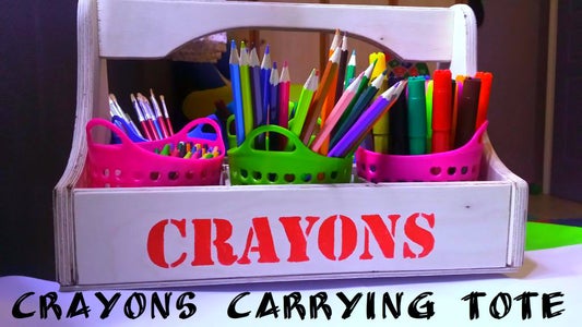 Crayons Carrying Tote