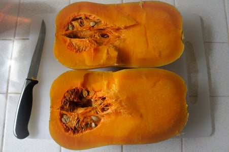Prepare & Cook the Butternut Squash