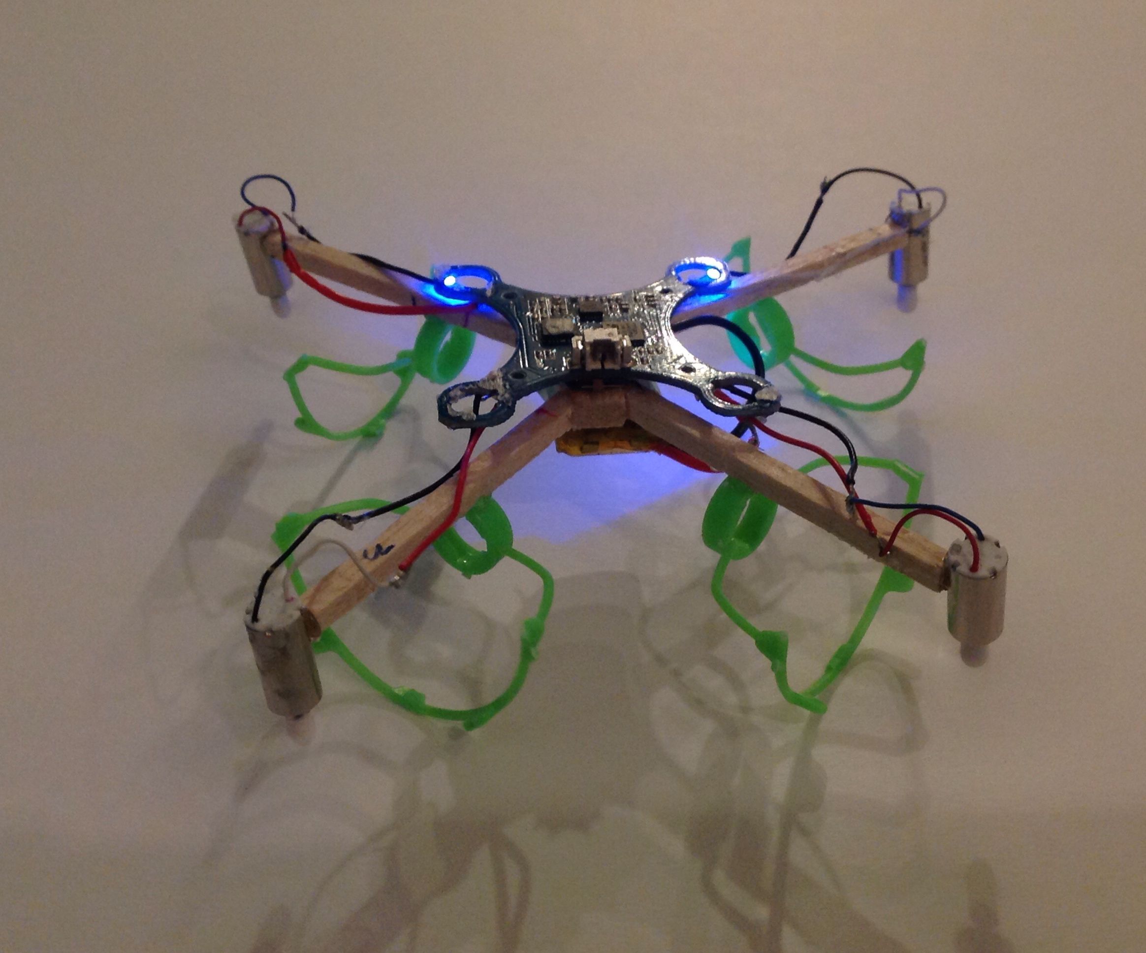 Inverted quadcopter