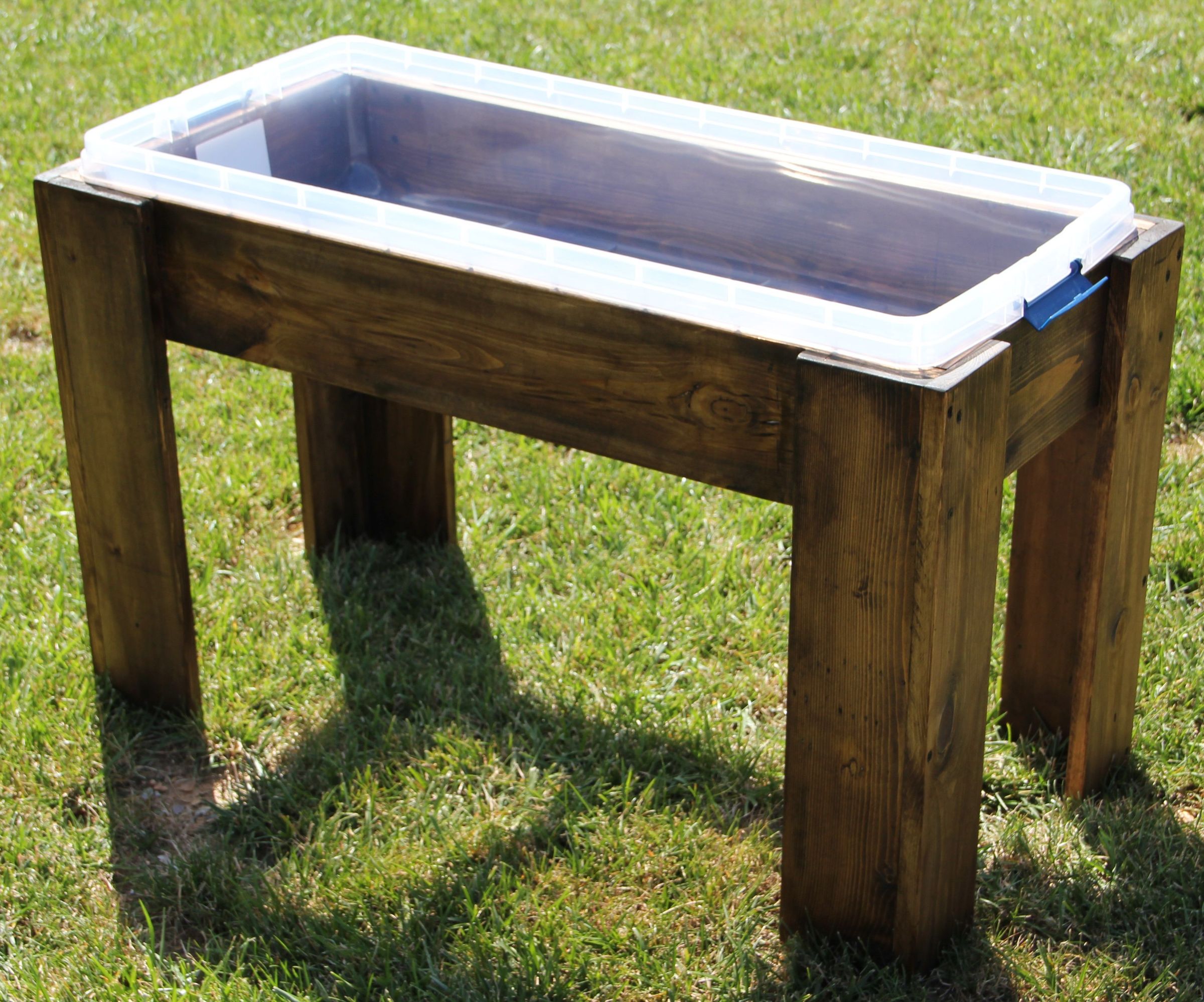 DIY Wooden Frame Water Table