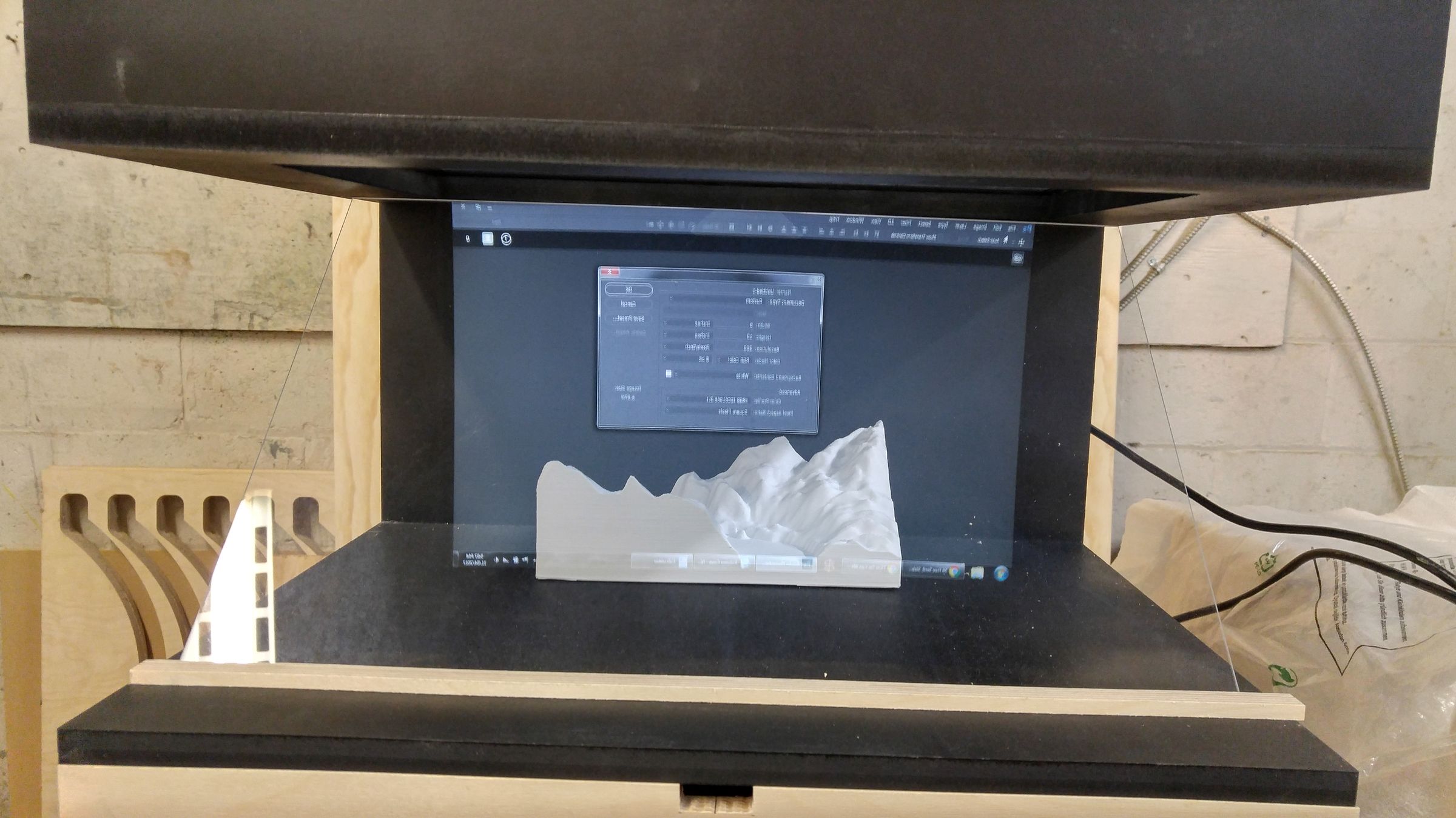 Hologram Display (Pepper's Ghost) Projector Part 2 9 Steps (with