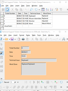 Tech Support Ticket Database Using LibreOffice