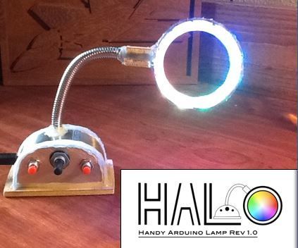 HALO: Handy Arduino Lamp Rev1.0 W/NeoPixels