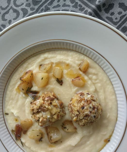 Celeriac, Pear & Blue Cheese 