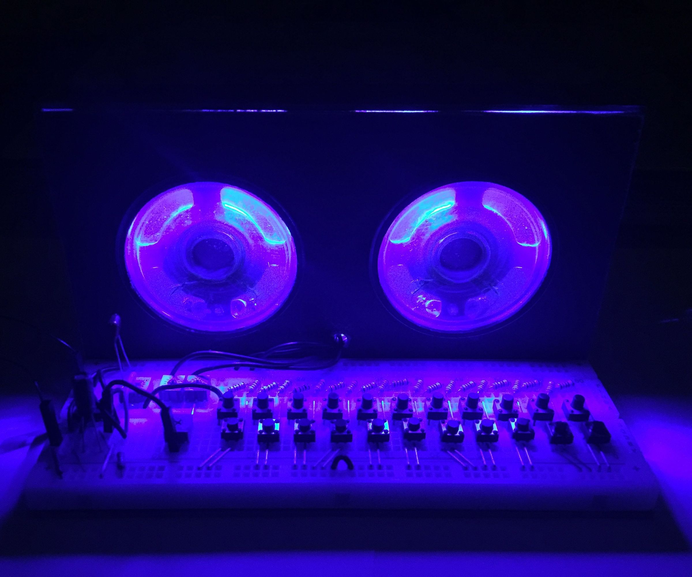 Quad Speaker Synthesizer