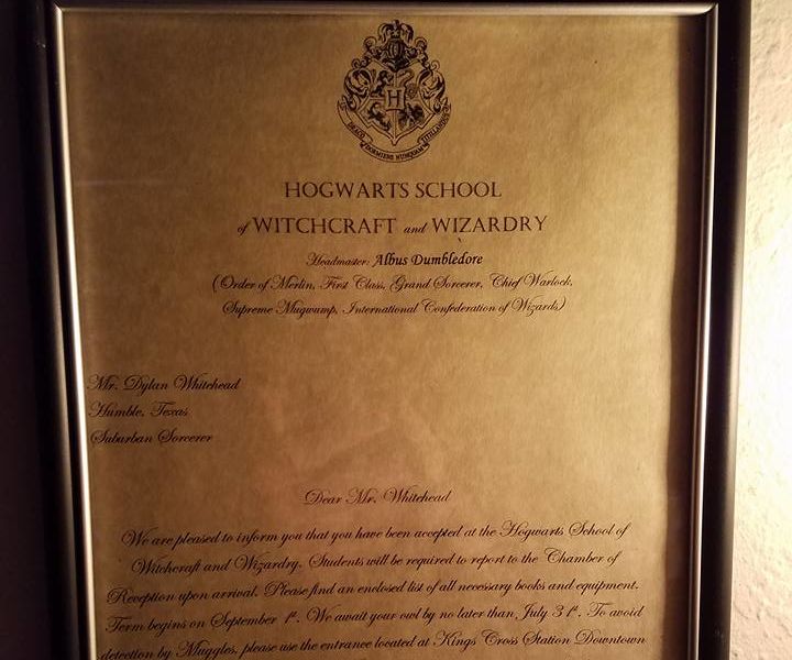 Make Your Own Hogwarts Acceptance Letter