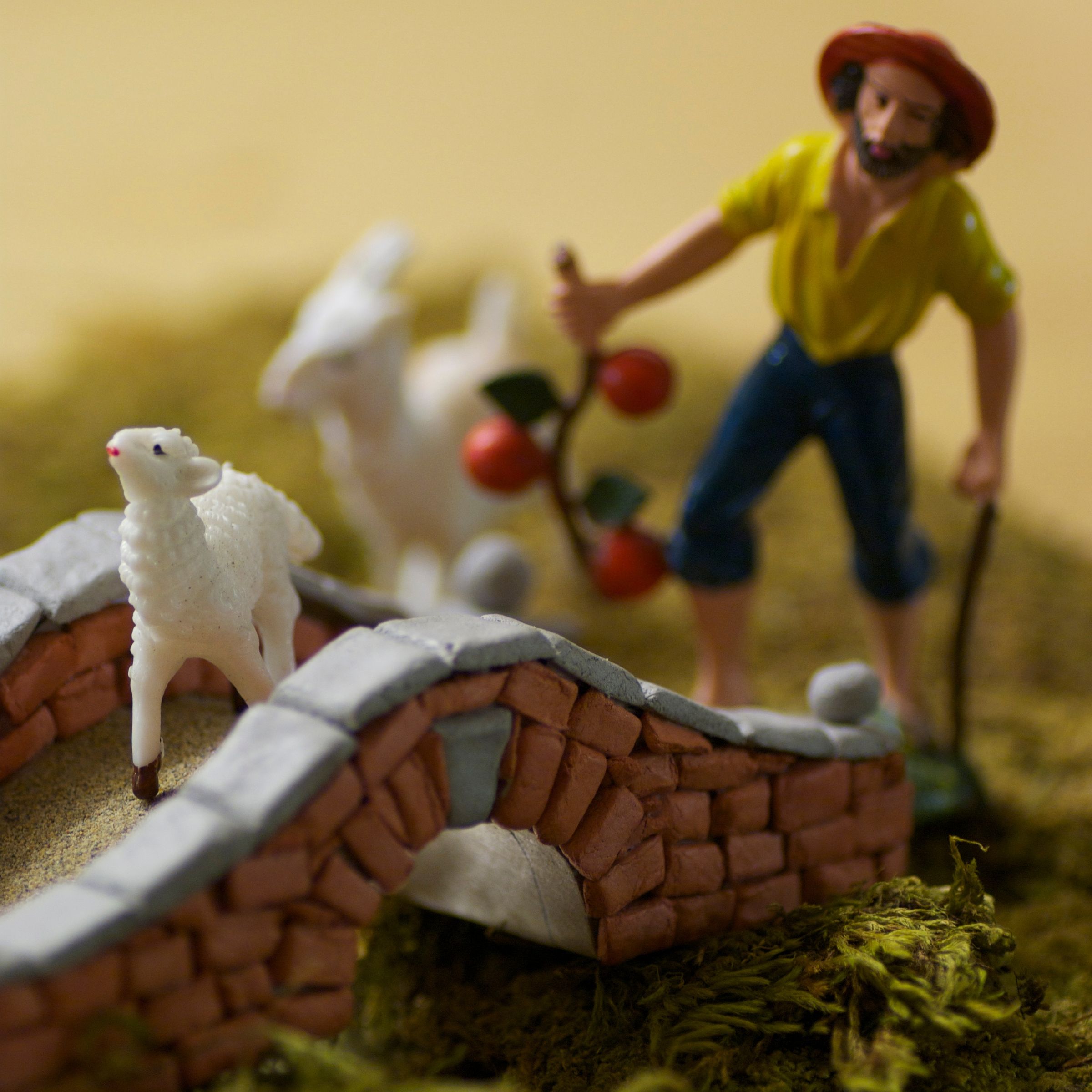 Brick Bridge for Your Nativity Scene or Tabletop Game