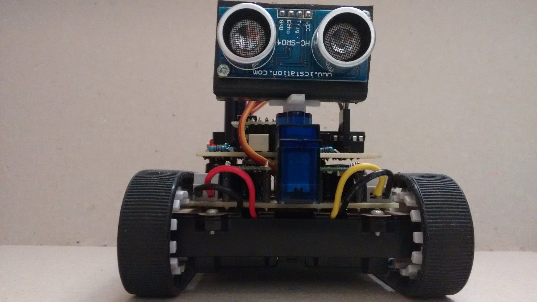 Ultrasonic Obstacle-avoiding Robot : 16 Steps (with Pictures ...