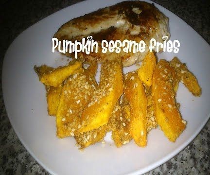 Pumpkin Sesame Fries With Pumpkin Chips Recipe