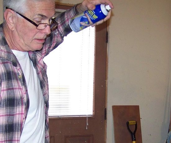 Pebbly rubberized finish