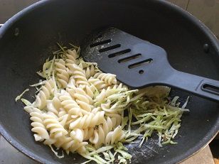 Frying the Pasta