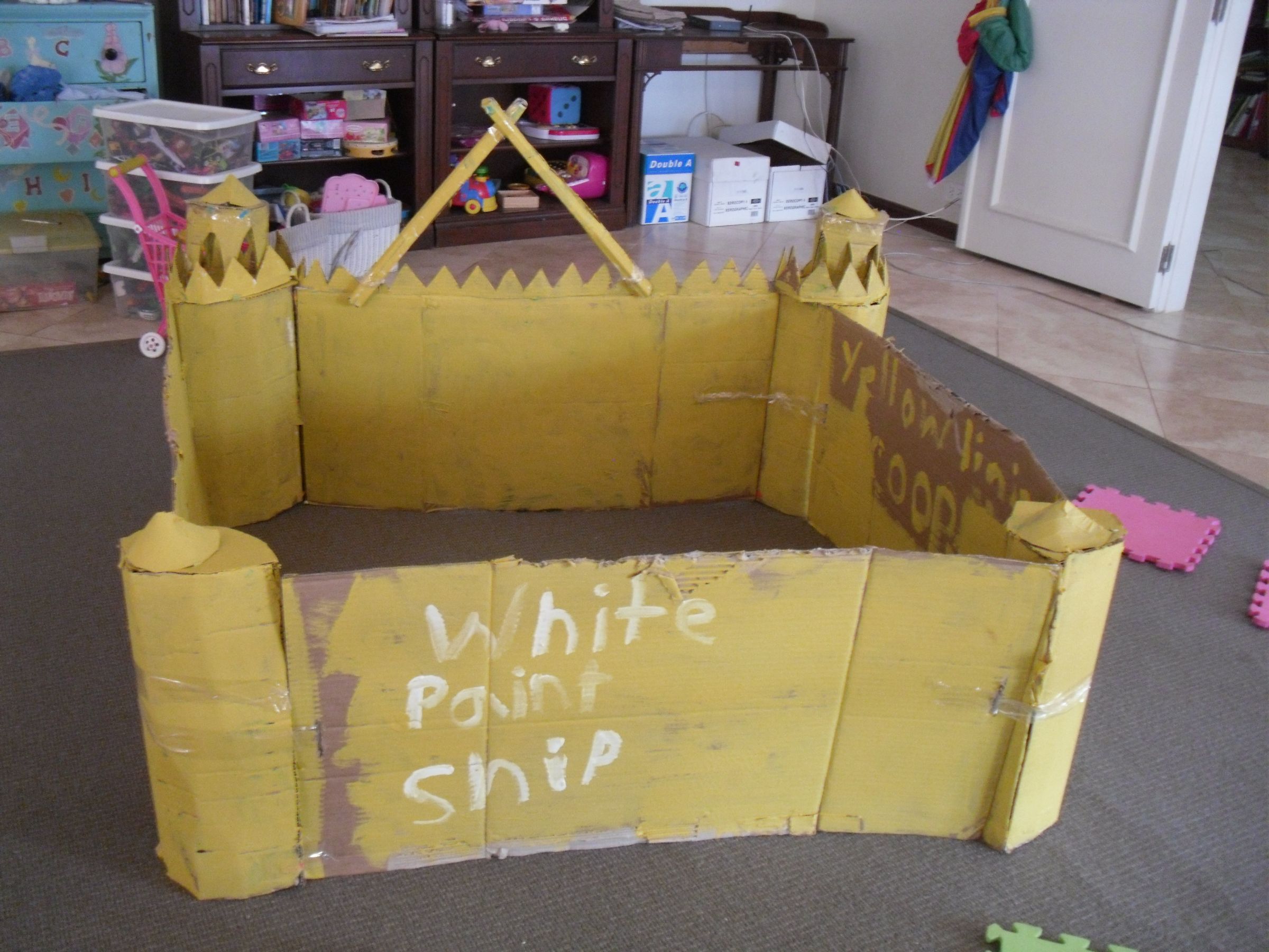 Cardboard Fort 6 Steps Instructables