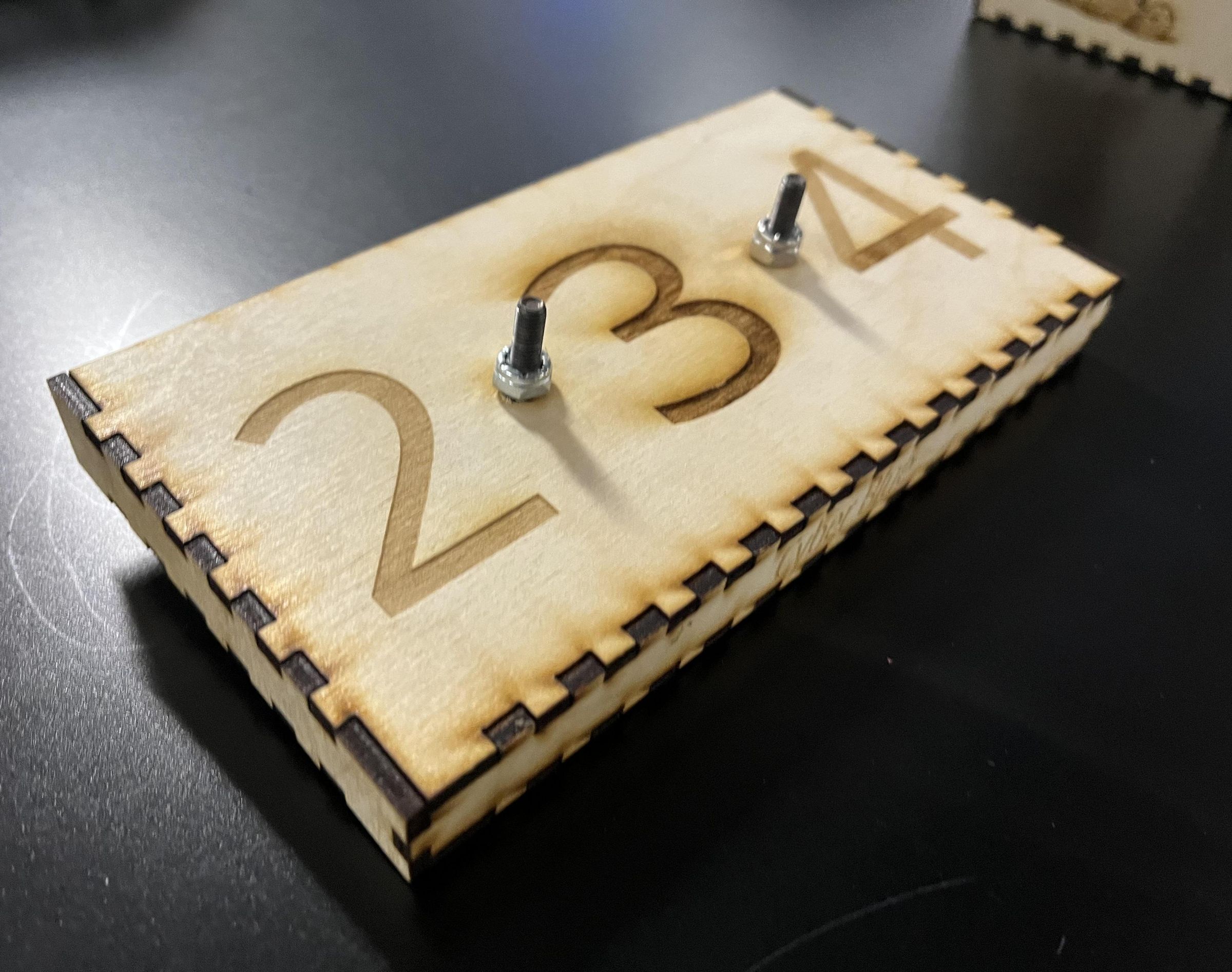 Laser Cut Wooden Gearbox