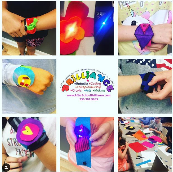 Handstitched Light-Up Bracelet