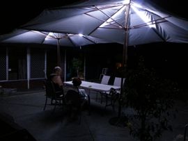 dot patio umbrellas Polka Dot Patio Umbrellas