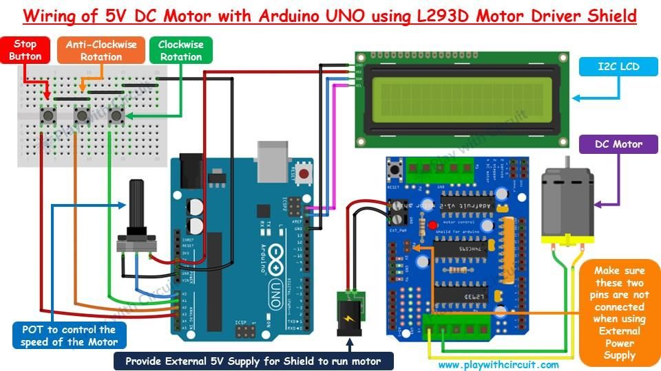 Scheda Motor Shield L293D Per Arduino - Controllo 4 Motori DC, 2 Servomotori, Ideale Per Robotica - Foto 5