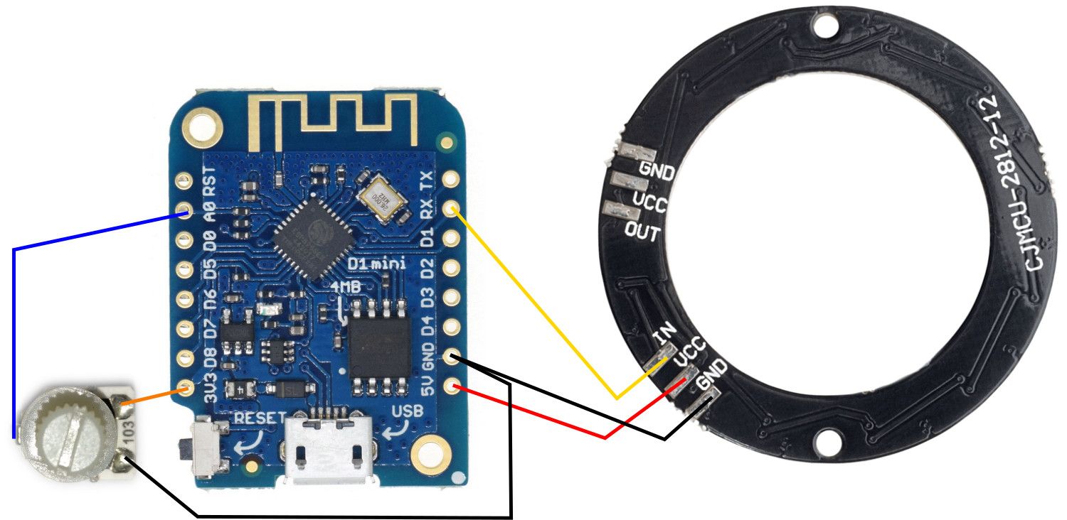 Semitech Led Ring Code A Different Type of Watch Using RGB Led Ring - Instructables