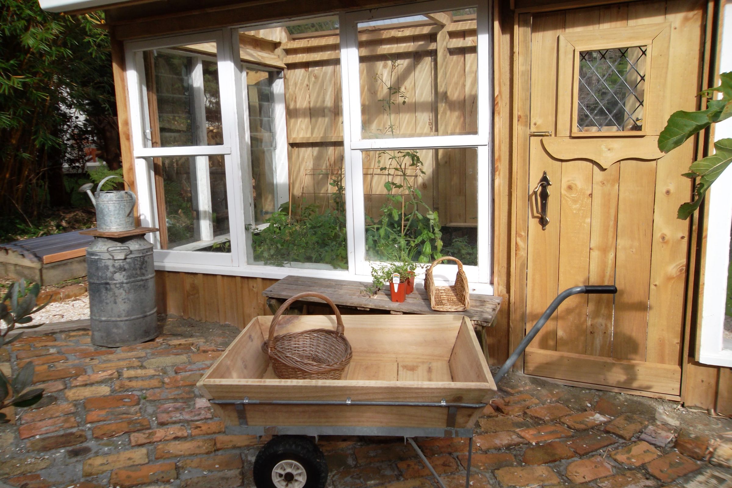 Greenhouse Made From Recycled Windows