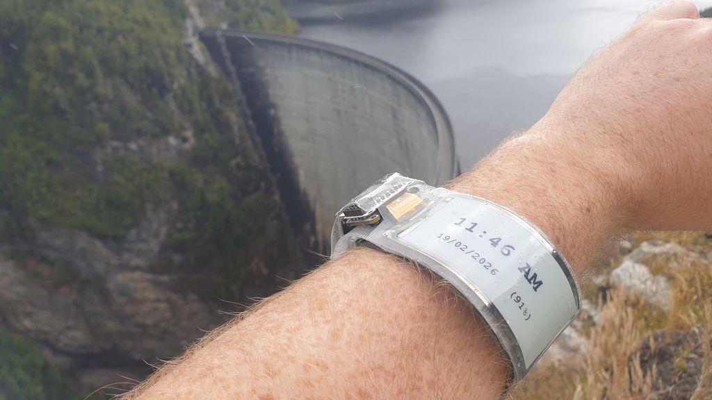 Lightweight Curved E-Ink Smartwatch