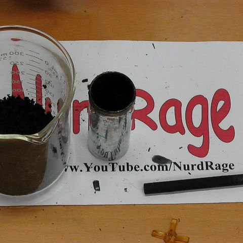 Get Zinc, Carbon Electrodes and Manganese Dioxide From a Lantern Battery