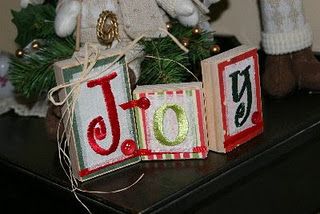 Hinged Wooden Joy Banner