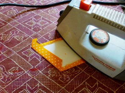 Make Fabric Pieces With Paper Inserts