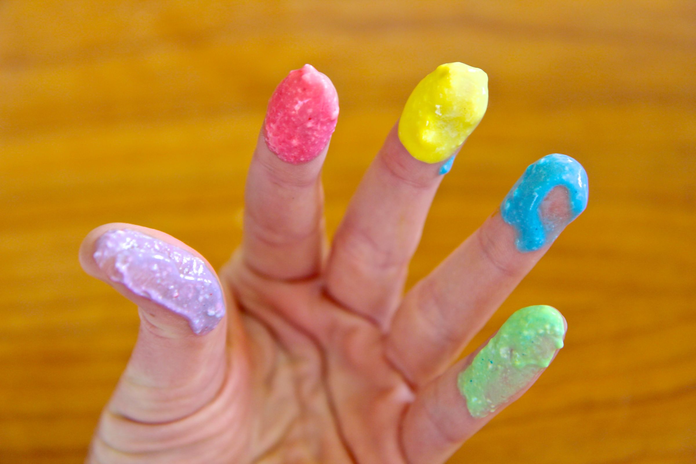 Two Ingredient, Edible Finger Paints
