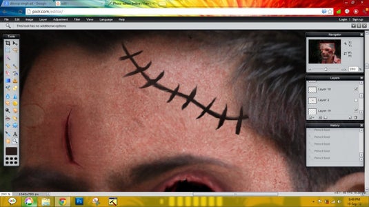 STEP 7-STITCHING LIPS