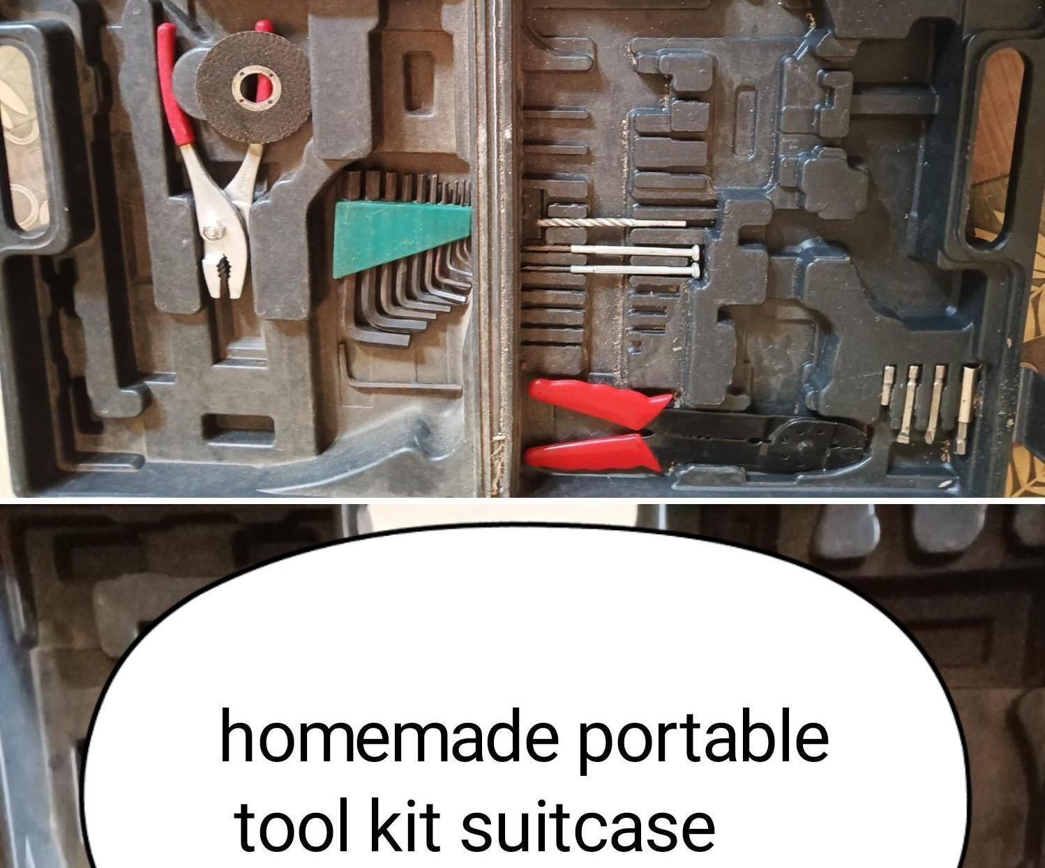 Homemade Portable Toolkit Suitcase