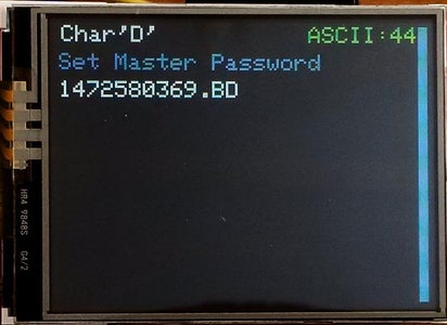 Set the Master Password