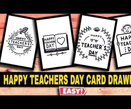 HAPPY TEACHERS DAY CARD DRAWING EASY