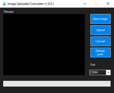 Launch the Image Uploader/Converter