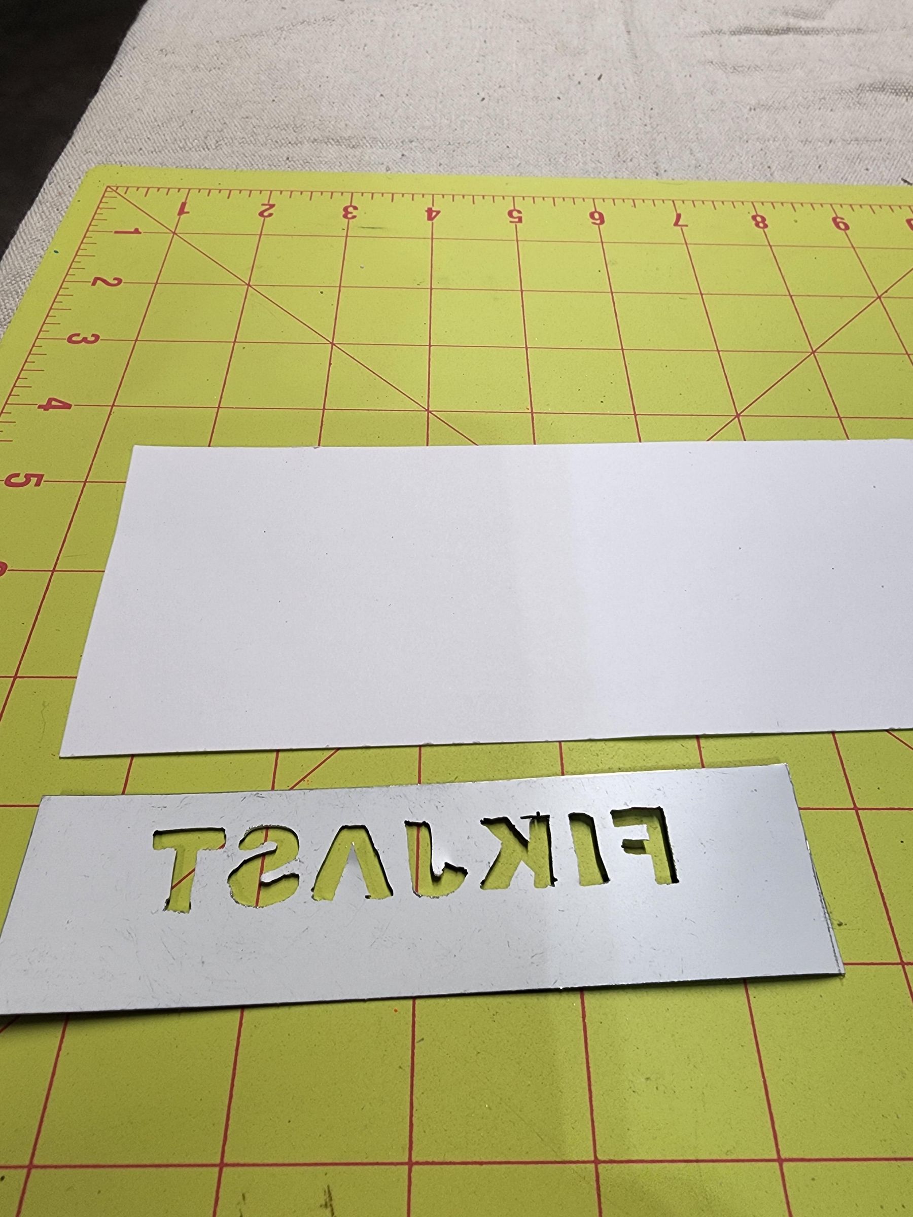 Letter Embossing Plates Metal & Plastic 8 Steps (with Pictures