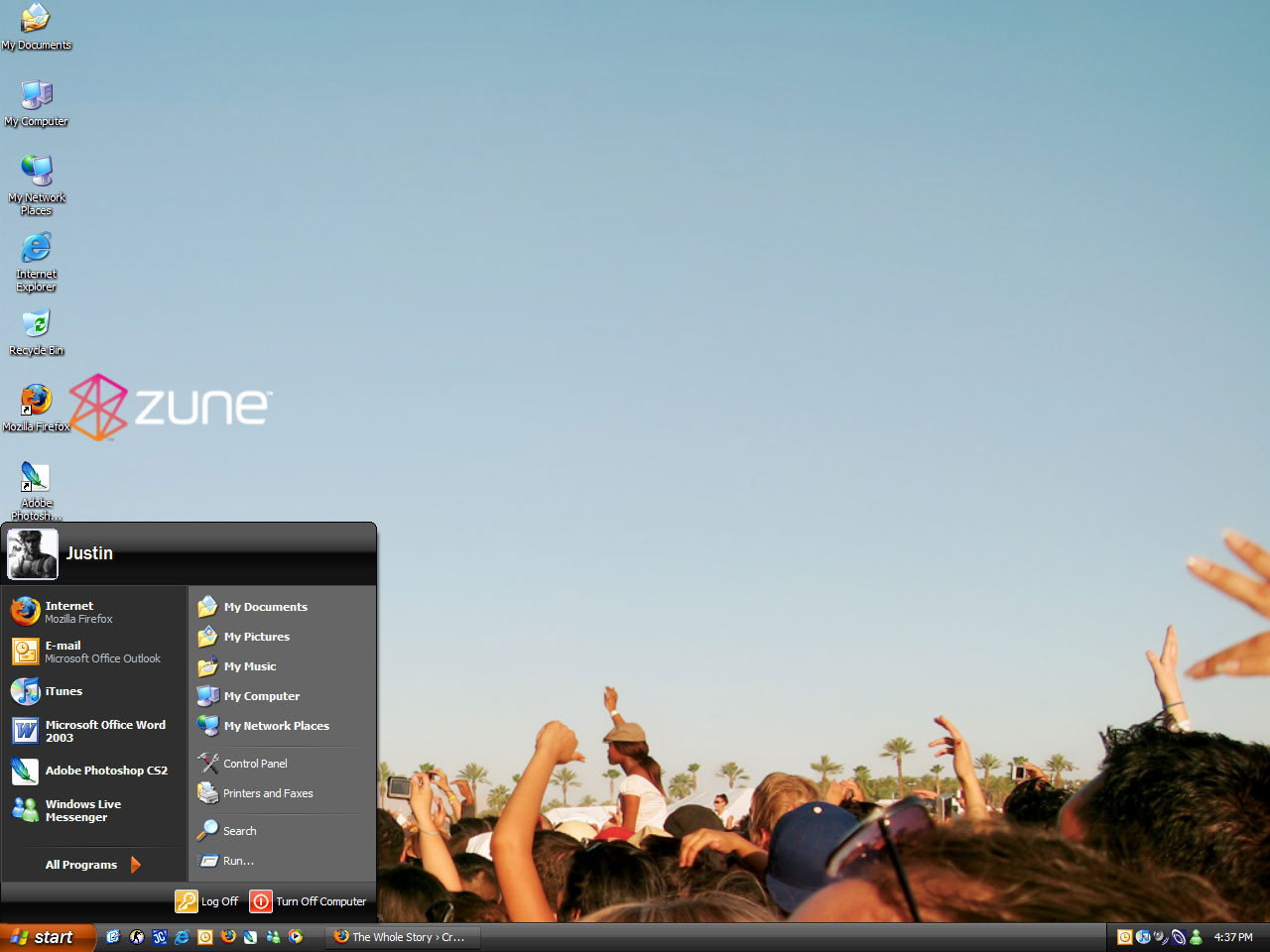  Zune Desktop Theme for Windows!