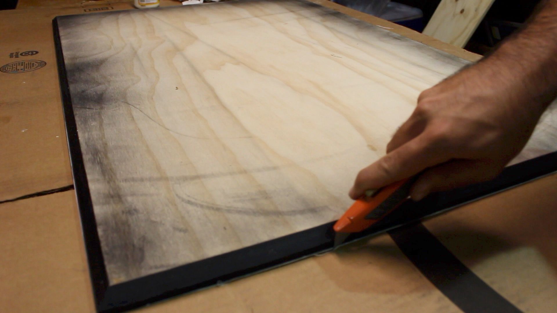 How to Mount a Poster or Print to Plywood Panel 7 Steps (with