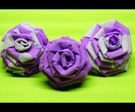 Flowers Making. Easy Way to Make a Real Rose / Crepe Paper Rose Flower / Diy Paper Rose /Julia DIY
