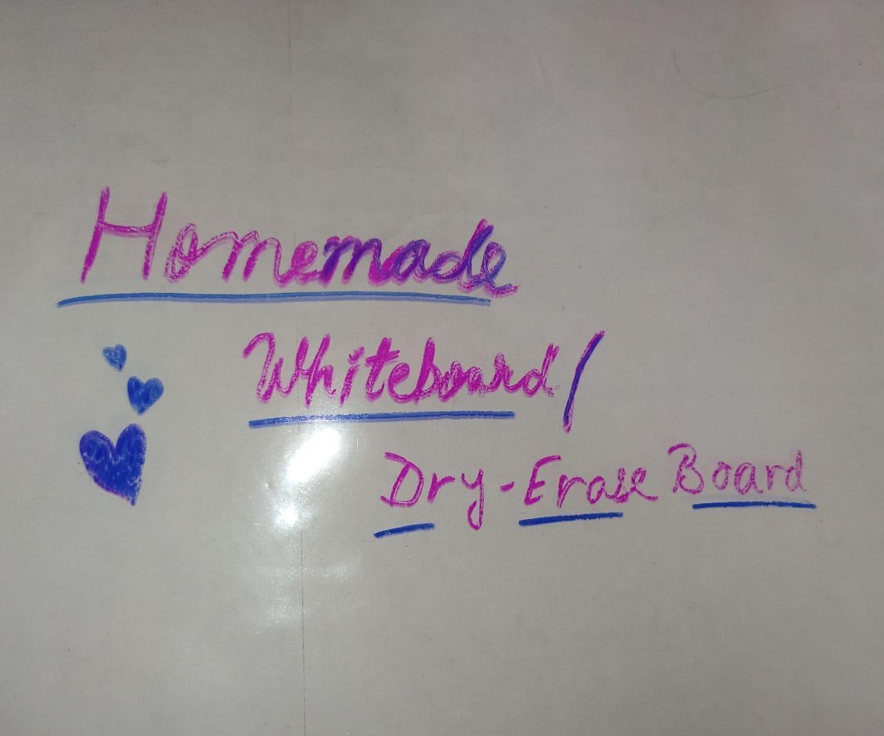 Homemade Whiteboard/DryErase Board From Scratch! for Doodling and