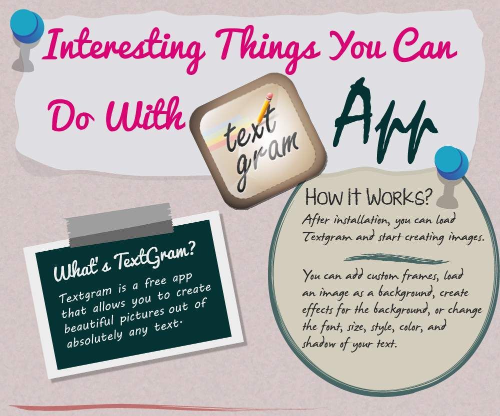 Interesting Things to Do With Textgram App [Infographic]