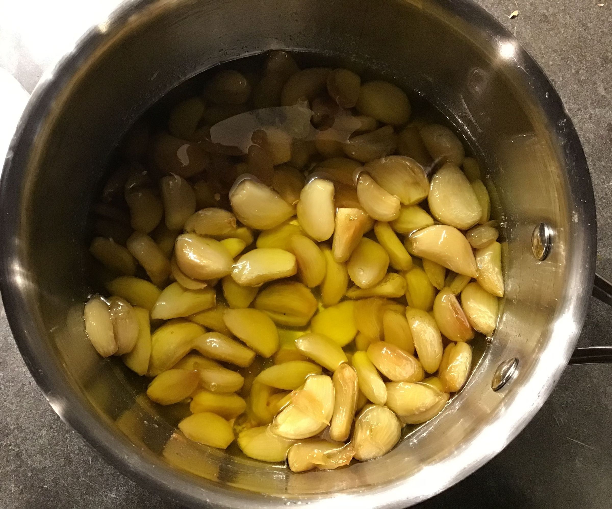 Confit Garlic and Garlic Oil