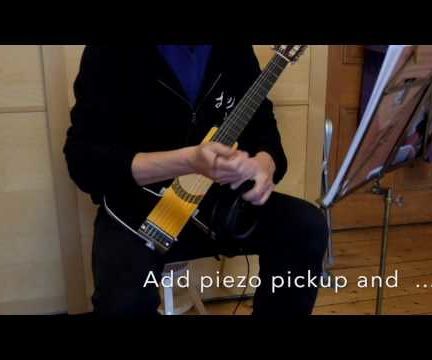 DIY "Silent" Practise Guitar