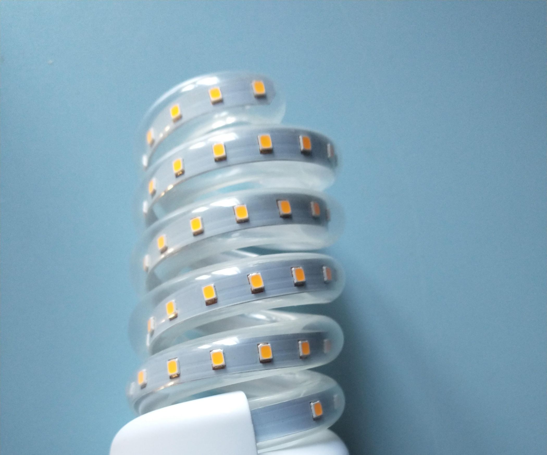 HOW to Recycle the LED Strips of a Spiral LED Bulb (a ???reverse
