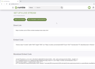 How to Livestream to Rumble From OBS Studio 4 Steps Instructables