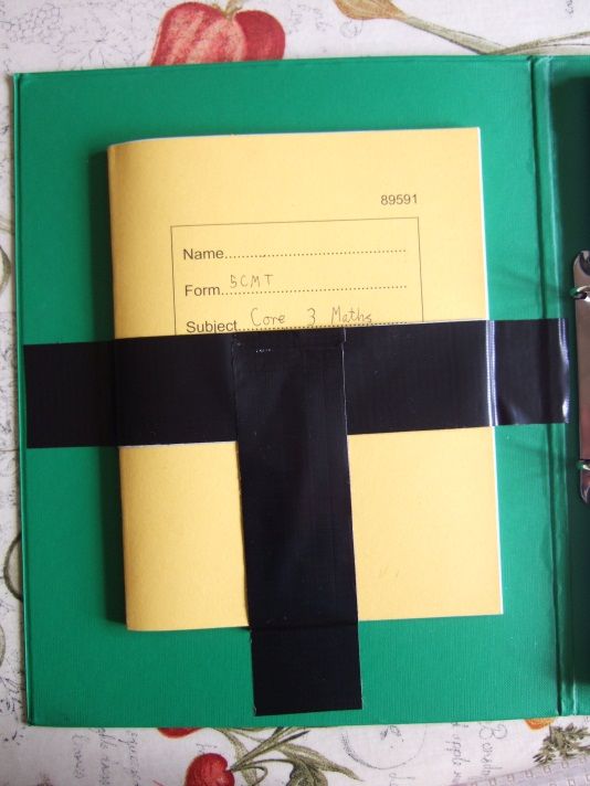 Duck/duct Tape Folder Book Pocket
