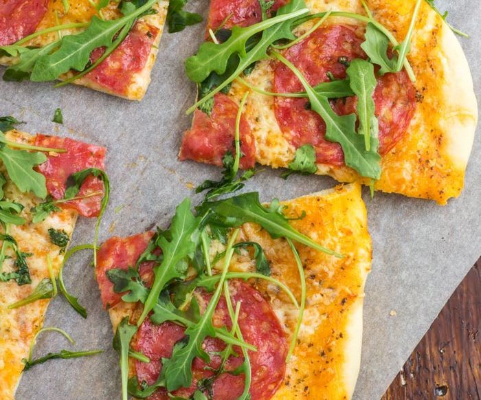 Easy Salami Pizza