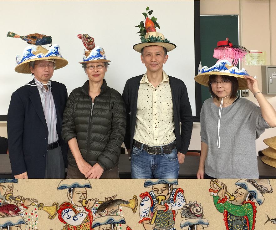 3Dを使った海の幸のつくりもの