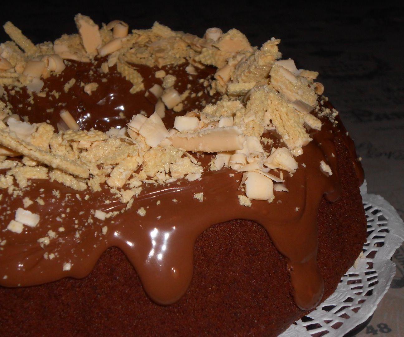 Easy Nutella Chocolate Cake