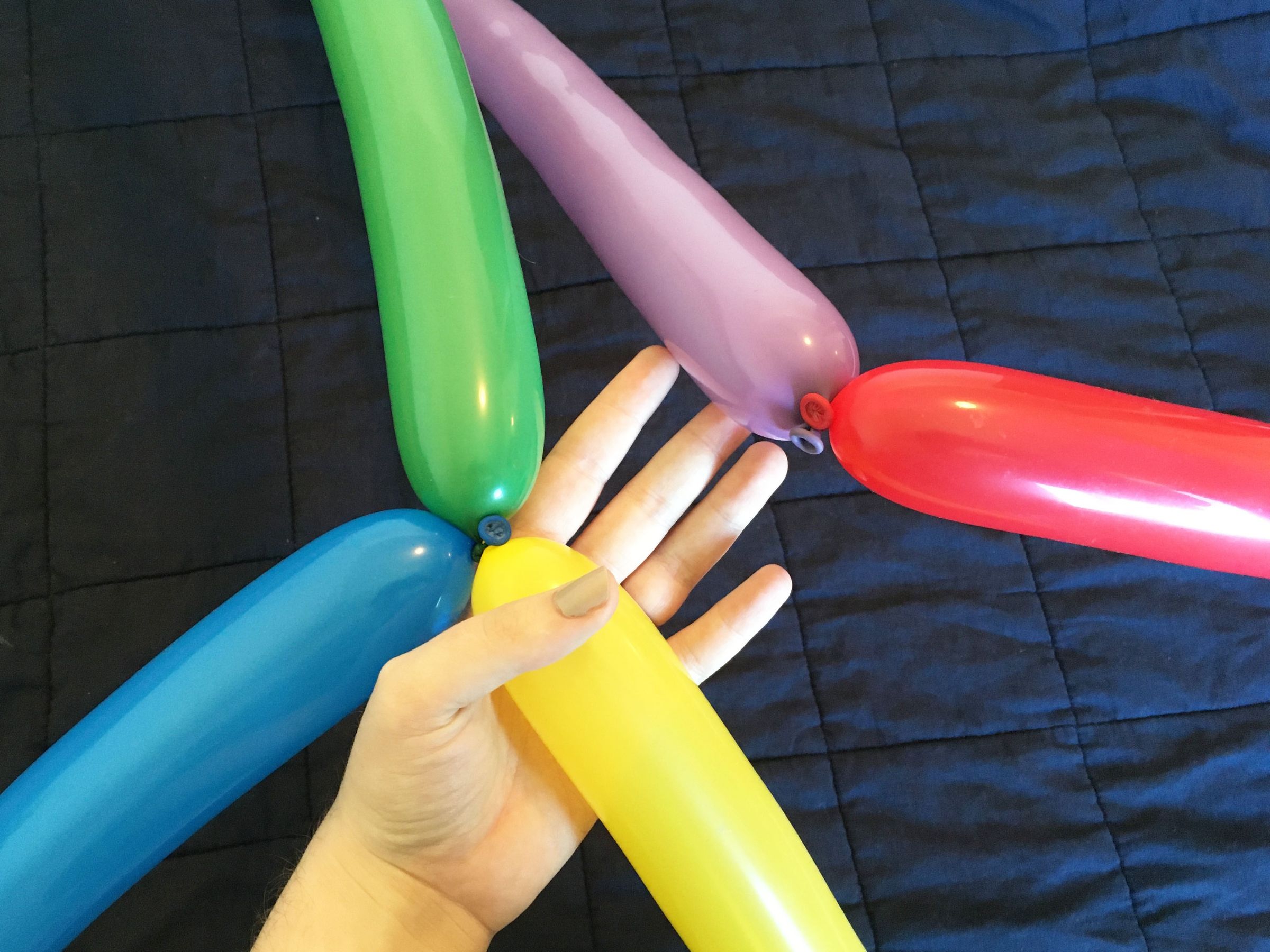 Animal Crossing Rainbow Balloon Hat 5 Steps (with Pictures