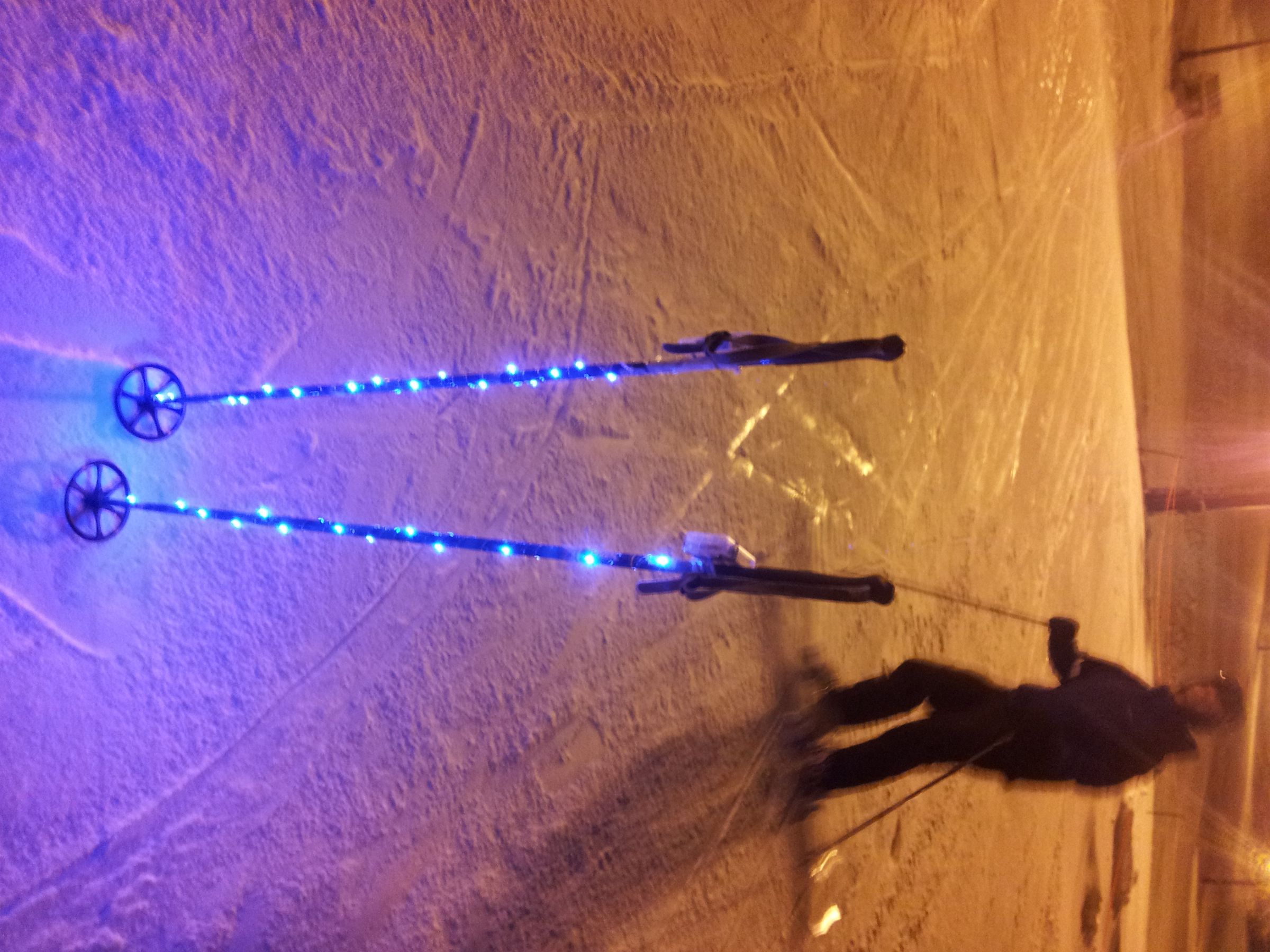 Light Up Your Ski Poles