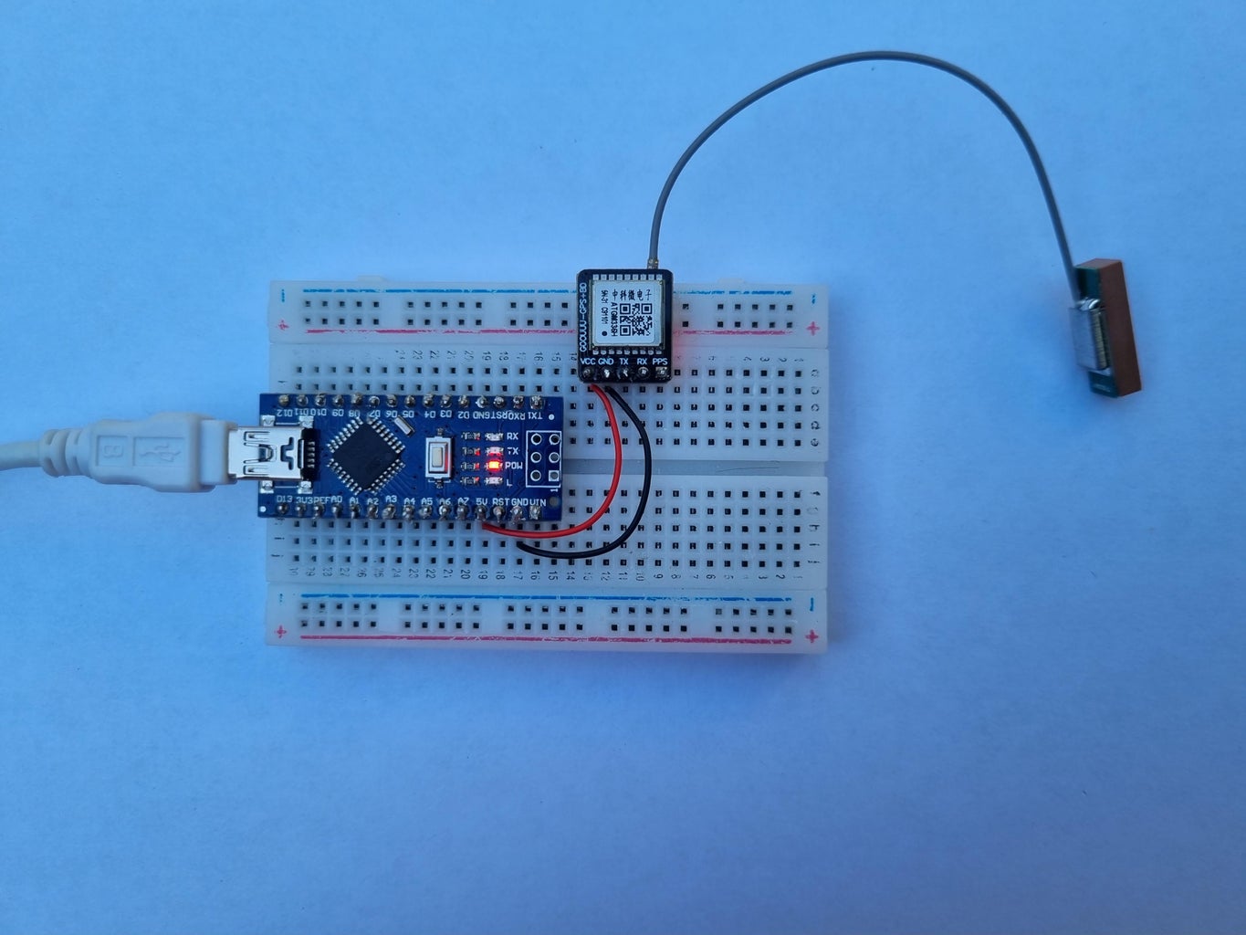 0.1 Sec Accurate RTC GPS Wall Clock - Arduino 96x8 LED Matrix : 13 ...